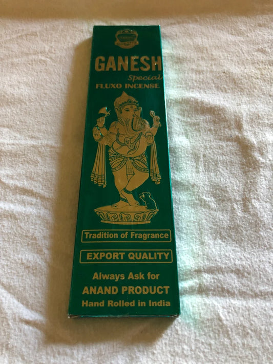 Hand Rolled in India Ganesh incense