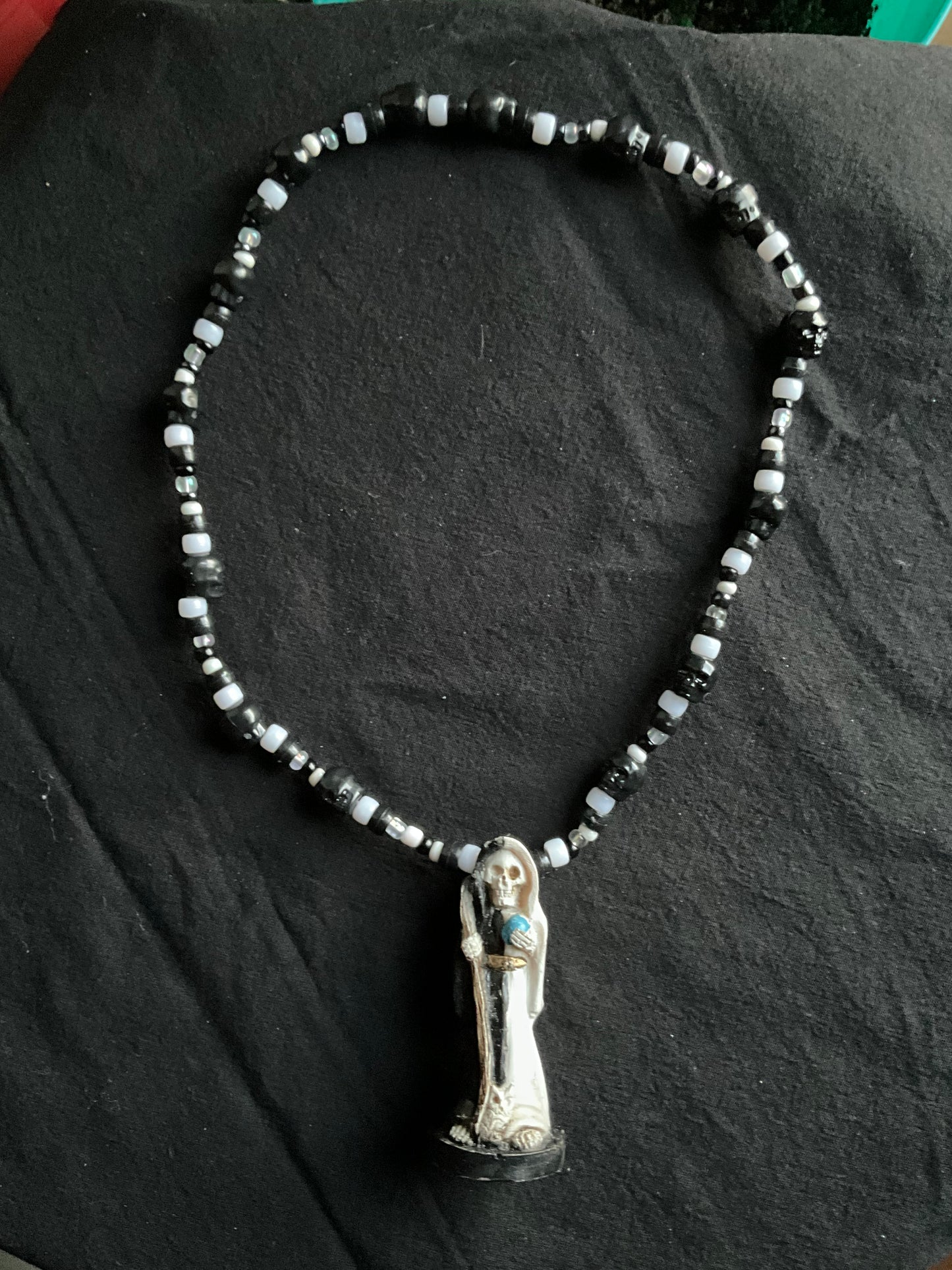 Hand Made Santa Muerte keychains