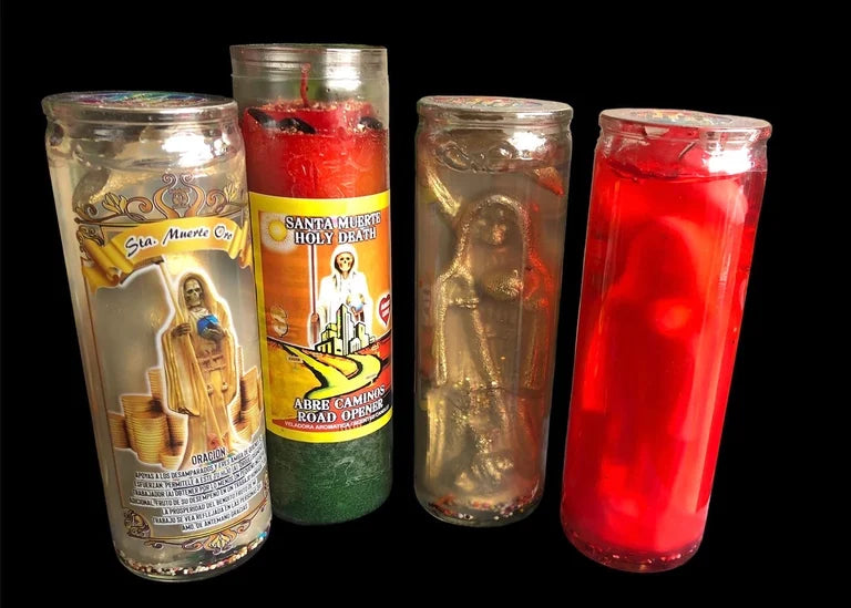 Santa Muerte Prepared Candles