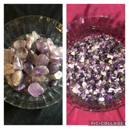 Tumbled Amethyst Stones or Small Amethyst Pieces